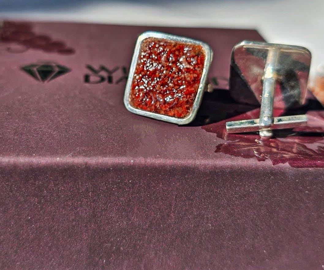 The author's cufflinks
